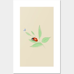 The seven-point ladybug Posters and Art